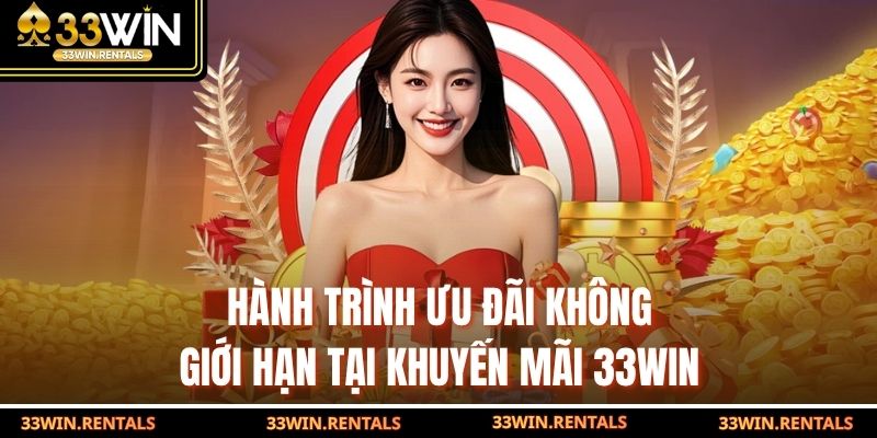 Hành trình ưu đãi không giới hạn tại khuyến mãi 33WIN
