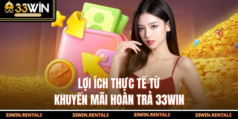 Lợi ích thực tế từ khuyến mãi hoàn trả 33WIN